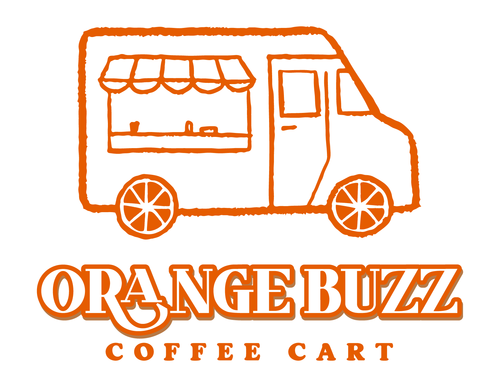 Orange Buzz Coffee Cart 